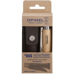 Opinel Nóż Inox Natural 08, ostrze 8.5cm, etui