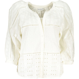 BIAŁA KOSZULA DESIGUAL DAMSKA Z DŁUGIM RĘKAWEM