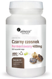 Aliness Czarny czosnek fermentowany 400 mg, 100 kapsułek