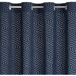 EUROFIRANY Zasłona Inga 140 x 250 cm Granatowy