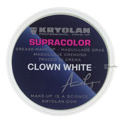 KRYOLAN - SUPRACOLOR CLOWN WHITE - Tłusta farba