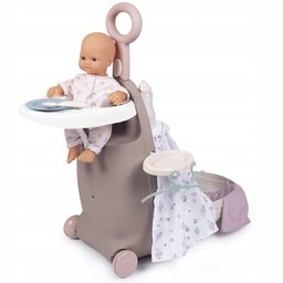 Smoby Baby Nurse Wielofunkcyjna Walizka Opiekunki Łóżeczko Krzesełko