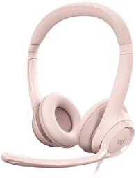 Logitech H390 USB Różowy
