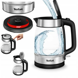 Czajnik Elektryczny Tefal Bezprzewodowy Szklany 1,7 L 2200W