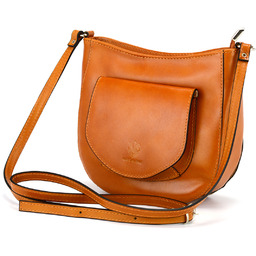 Torebka skórzana vp884l camel