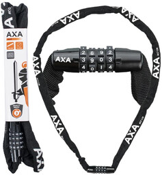 Zapięcie, łańcuch AXA Rigid RCC, czarne, na szyfr,