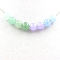 Kamienie i minerały. Lawendowy Chalcedon + Akwamaryn +