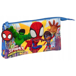 Piórnik 3 Przegrody Spidey Saszetka Hulk Spiderman