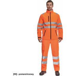 MURCIA HV - kurtka softshellowa - pomarańczowy S