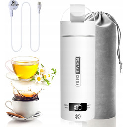 Przenośny Czajnik Elektryczny Turystyczny 500 ML Szybkie Nagrzewanie