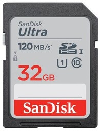 SanDisk Ultra SDHC 32GB 120 MB/s UHS-I Class