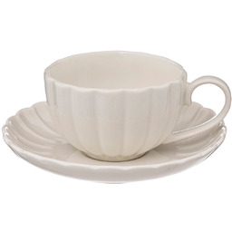 Secret De Gourmet Porcelanowa filiżanka ze spodkiem ROMY,