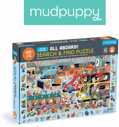 Mudpuppy, puzzle, obserwacyjne, Stacja kolejowa, 64 el.