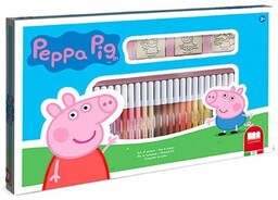 MULTIPRINT Zestaw kreatywny Pieczątki i pisaki Świnka Peppa