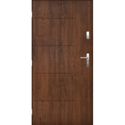 Drzwi zewnętrzne loara orzech 90 lewe