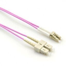 LCSC-MM-OM4-10M - Wielomodowy dupleksowy patchcord wiatowodowy LC-SC o