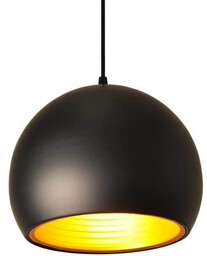 Lampa zawieszana Retro ABR-LWGEO1 Abruzzo zwis czarna złota