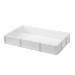 POJEMNIK NA CIASTO NA PIZZĘ 530x325x90 mm BIAŁY