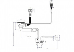 QUADRON Odpływ PUSH TO OPEN 3 1/2"
