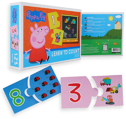 Puzzle, Ucz się liczyć, Zestaw 10 układanek, 20