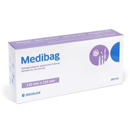 MEDILAB MEDIBAG 135 x 255 mm Torebki samoprzylepne