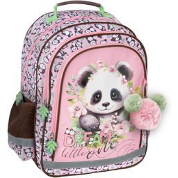 Plecak szkolny dwukomorowy Panda, Derform