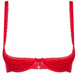 Obsessive, Półbiustonosz, Czerwony, rozm. S/M