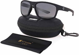 Polarzone Duże męskie sportowe okulary przeciwsłoneczne z polaryzacją