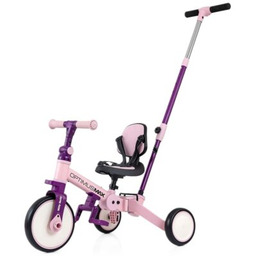 MILLY MALLY Rowerek biegowy Optimus Max 5w1 Różowy