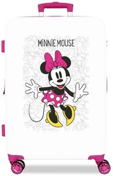 Disney Mickey Enjoy the Day walizka kabinowa, biały,