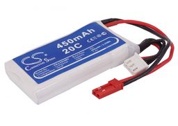 450mAh 3.33Wh Li-Polymer 7.4V 2S 20C (Cameron Sino)