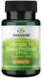SWANSON Ultimate 16 Strain Probiotic z FOS (60