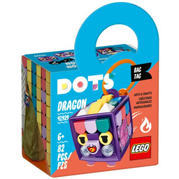 LEGO DOTS, klocki Zawieszka ze smokiem, 41939