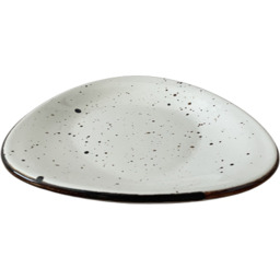 KERA CERAMIKA Talerz deserowy Delta Rustic krem 19