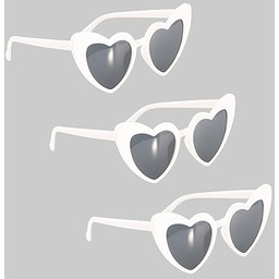 Chaks okulary w kształcie serca dla kobiet, zestaw