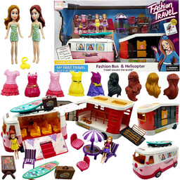 AUTOBUS AUTO dla LALEK Kamper marzeń z przyczepa