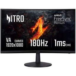 Monitor Acer Nitro ED240QS3bmiipx 23.6" 1920x1080px 180Hz 1