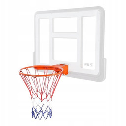 Obręcz Do Kosza Koszykówki 45CM Siatka Nils