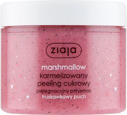 Ziaja Marshmallow, karmelizowany peeling cukrowy, truskawkowy puch, 300