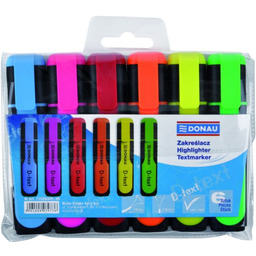 Zakreślacz DONAU D-TEXT 6 kol. fluorescencyjny - X08175