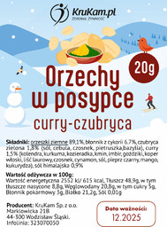 K2024 - Orzechy w posypce curry czubryca 100g