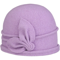 Czapka z Sukna Welnianego Jorina by Seeberger, fioletowy,