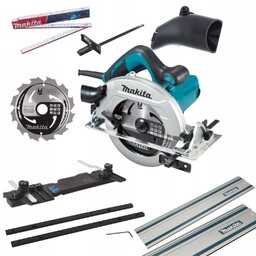 Makita Pilarka Piła Tarczowa HS7611 Adapter 2xSZYNA 1M