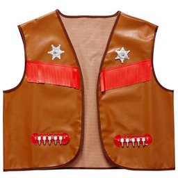 Kamizelka Kowboja Brązowa-M/L