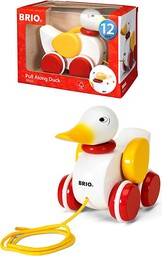 BRIO Infant/Toddler - Nachziehente, weiß