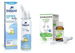 Zestaw Sterimar Higiena Nosa Baby, 100ml + SYMBIOSYS