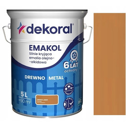Dekoral Emakol Strong Emalia Drewna Metal Orzech Jasny