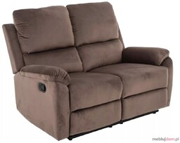Sofa rozkładana SPENCER 2 VELVET Signal Cappuccino