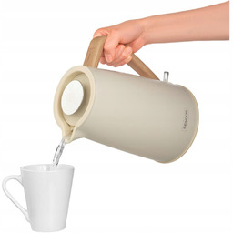 Elektryczny Czajnik 1,7L Strix Imitacja Drewna Sencor Stylowy