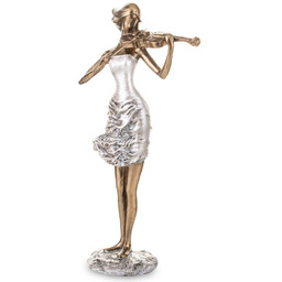 Figurka dekoracyjna kobieta ze skrzypcami 25x13,5x6,5 141104